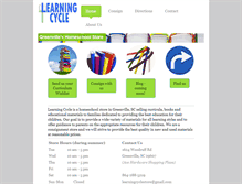 Tablet Screenshot of learningcyclestore.com